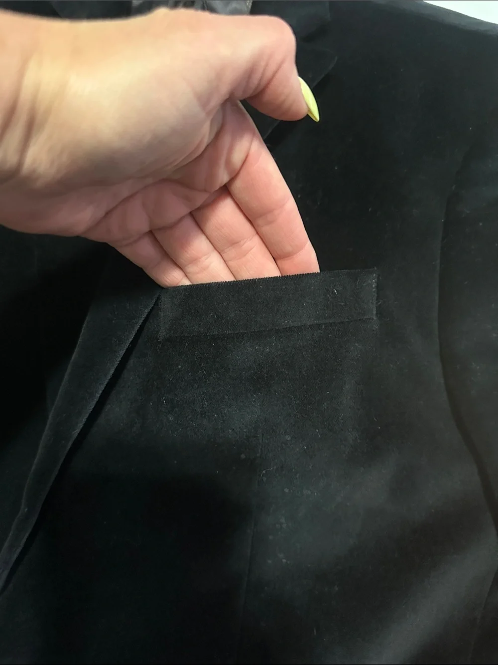 Bar III Slim Fit Black Velvet Blazer Sport Coat Men’s 36S Macy’s